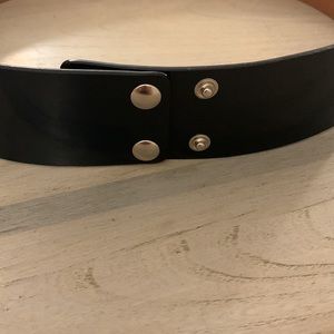 Michael Kors dark navy belt size L